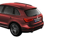 Audi Q5 2017-2025 Ornament cromat deasupra numarului (inox) foto 1