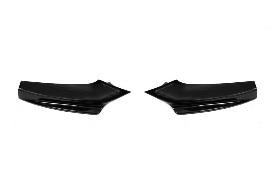 BMW 5 Series F10/F11 2010–2016 Lip bara fata DPT Flap (pentru M-Performance, Negru Lucios) Foto 4