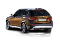 BMW X1 E84 2009-2015 Ornament inox deasupra numarului foto 1