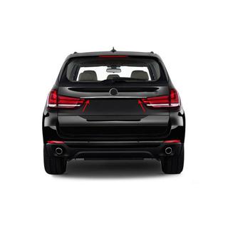 Ornament inox deasupra placutei de inmatriculare BMW X5 F15 2013-2018 foto 1