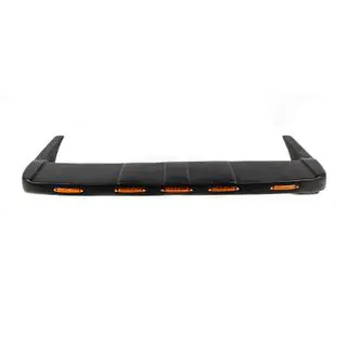 Viziera Parbriz V1 (LED, Negru Mat) foto 2