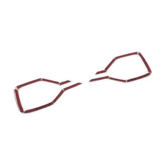 Capace cromate pentru proiectoare ceata (2 buc, inox) Dacia Sandero 2021- foto 3