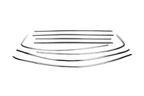 Fiat Tipo Cross 2021- Set complet ornamente geamuri inox foto 2
