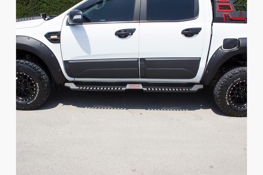 Fiat Fullback 2016- Praguri laterale Dakar V2 fara LED (2 buc, metal) Foto 4