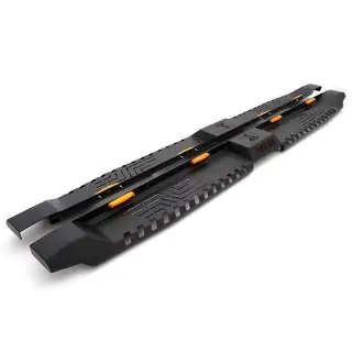 Praguri laterale Dakar V2 cu LED (2 buc, metal) Land Rover Freelander I 1997-2006 foto 1