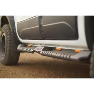 Praguri laterale Dakar V2 cu LED (2 buc, metal) Land Rover Freelander I 1997-2006 foto 3