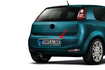 Fiat Punto Grande/EVO 2006-2018 Ornament cromat deasupra placutei de inmatriculare (otel inoxidabil) foto 1