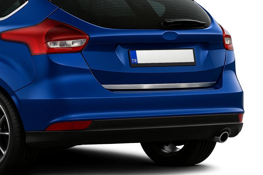 Ford Focus III 2011-2017 Ornament portbagaj 2015-2017 (Hatchback, inox) Image