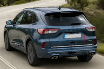 Ford Kuga/Escape 2019- Ornament portbagaj inox foto 2