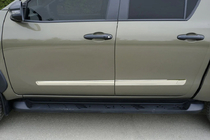 Mercedes X class 2017-2020 Molduri Usa Otel Inoxidabil (4 buc) foto 1