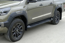 Mercedes X class 2017-2020 Molduri Usa Otel Inoxidabil (4 buc) foto 4