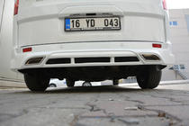 Ford Custom 2013-2022 Capac bara spate (grunduit pentru vopsire) foto 3