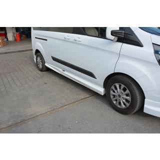 Praguri Laterale (2 buc, grund pentru vopsire) Ford Custom 2013-2022 foto 2