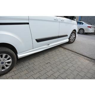 Praguri Laterale (2 buc, grund pentru vopsire) Ford Custom 2013-2022 foto 1