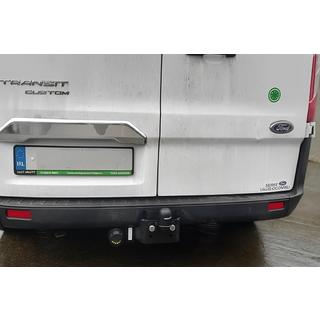 Ornament cromat deasupra placutei de inmatriculare (2 usi, inox) Ford Custom 2013-2022 foto 1