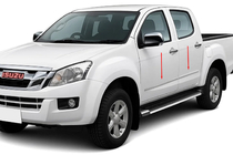 Isuzu D-Max 2011-2019 Moldinguri Usa OmsaLine Otel Inoxidabil foto 1