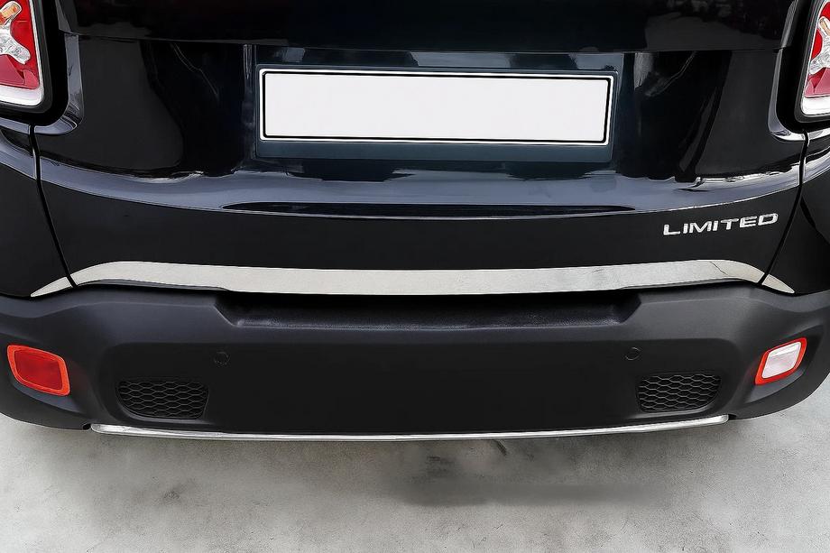 Jeep Renegade 2014- Ornament portbagaj 2019 (3 buc, inox) Image