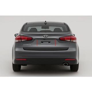 Ornament cromat deasupra numarului pentru Sedan (inox) foto 1