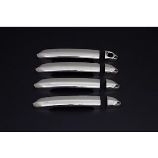 Capace manere cromate (1 cu orificiu pentru cheie, 4 buc, inox) Man TGE 2017- foto 1
