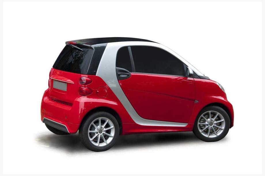 Smart 2007-2014 Ornament cromat deasupra numarului Image