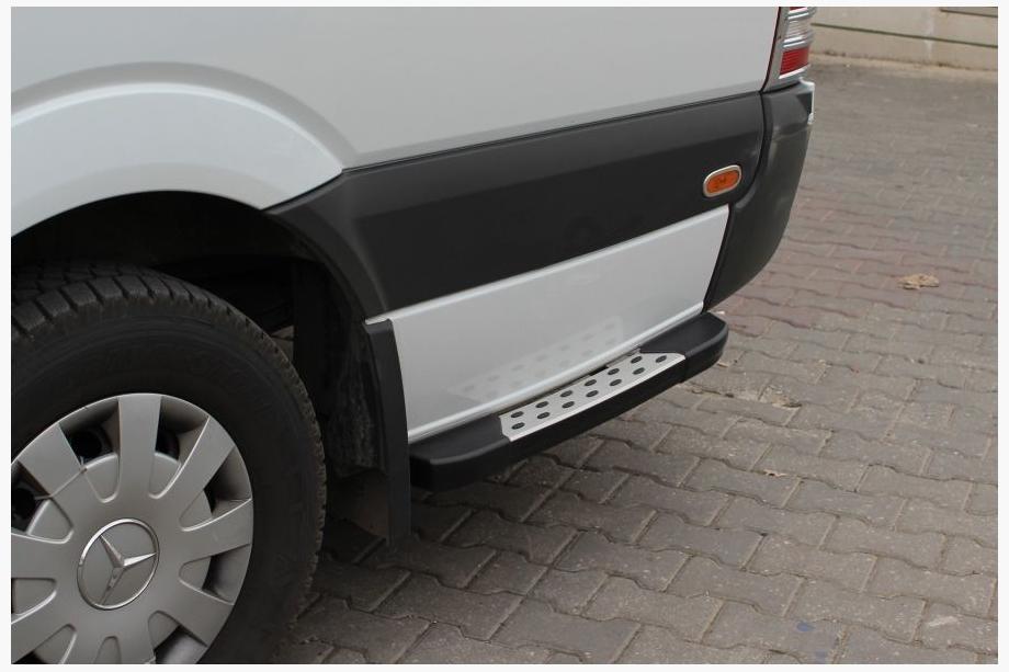 Volkswagen LT 1995-2006 Praguri Laterale DOT-Line in spatele rotii (2 buc, Aluminiu) Foto 1