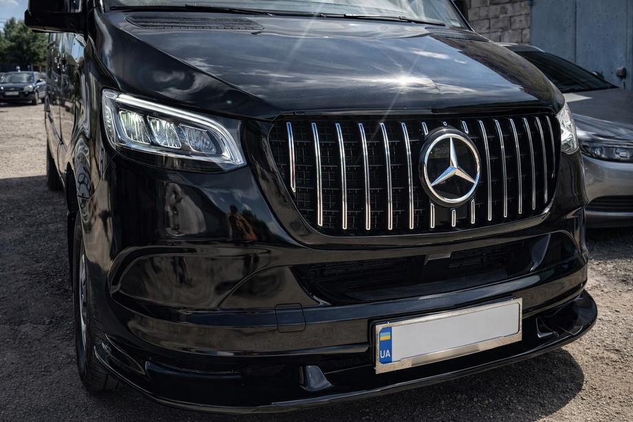 Mercedes Sprinter W907/W910 2018- Prelungire inferioara bara fata (grund pentru vopsire) Foto 2