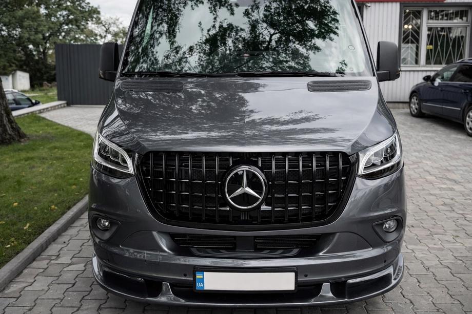 Mercedes Sprinter W907/W910 2018- Prelungire inferioara bara fata (grund pentru vopsire) Foto 1