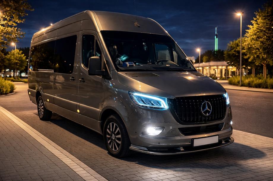 Mercedes Sprinter W907/W910 2018- Prelungire inferioara bara fata (grund pentru vopsire) Foto 3