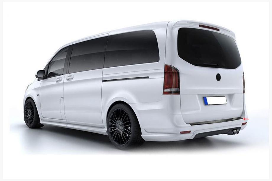 Mercedes Vito/V-class W447 2014- Capac bara spate (carbon natural) Foto 3