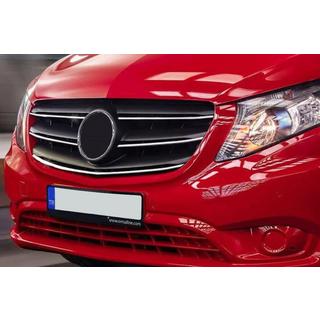 Capace Grila Cromate 2020+ (5 buc, Otel Inoxidabil) Mercedes Vito/V-class W447 2014- foto 1