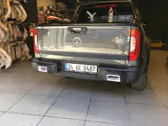 Mercedes X class 2017-2020 Difuzor spate (negru mat) foto 2