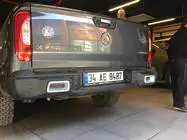 Mercedes X class 2017-2020 Difuzor spate (negru mat) foto 1