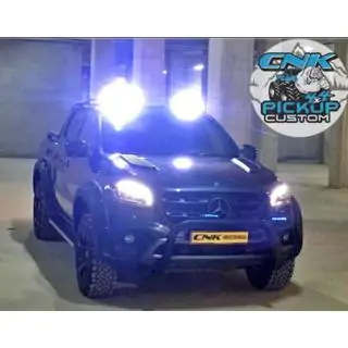 Spoiler parbriz (Ochi de vultur, vopsibil) Mercedes X class 2017-2020 foto 4