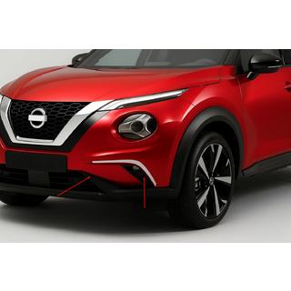 Capace Faruri Cromate (2 buc, Otel Inoxidabil) Nissan Juke 2020- foto 1