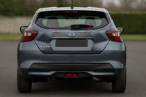 Nissan Micra K14 2016- Ornament cromat deasupra numarului OmsaLine (inox) foto 1