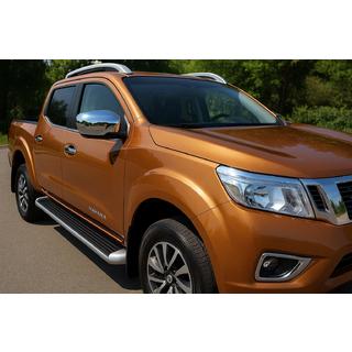 Capace Oglinzi (2 buc, Otel Inoxidabil) Nissan Navara/NP300 2016- foto 1