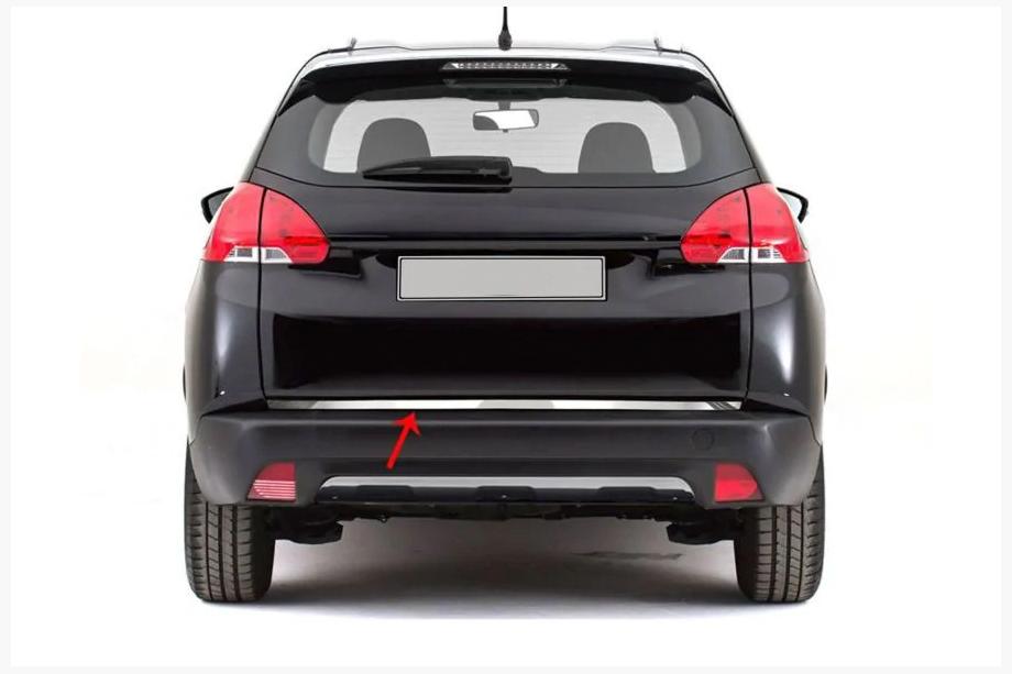 Peugeot 2008 2013-2019 Ornament portbagaj inox Image