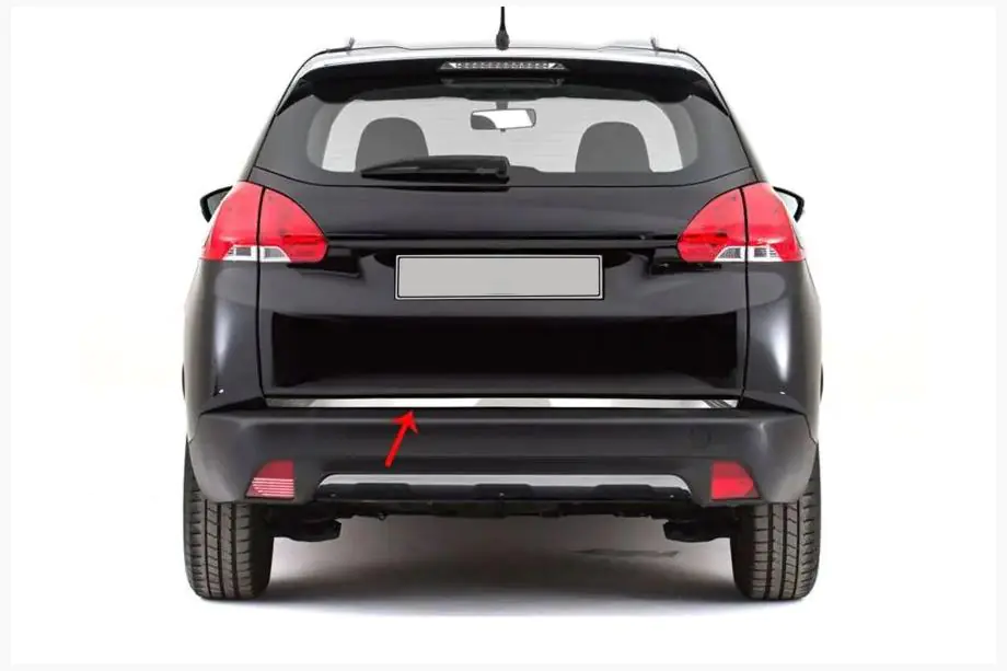 Peugeot 2008 2013-2019 Ornament portbagaj inox Image