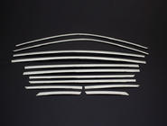 Peugeot 2008 2019- Set complet ornamente geamuri inox (12 buc) foto 2