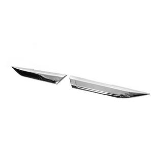 Ornamente aripi din otel inoxidabil (2 buc) Peugeot 2008 2019- foto 2