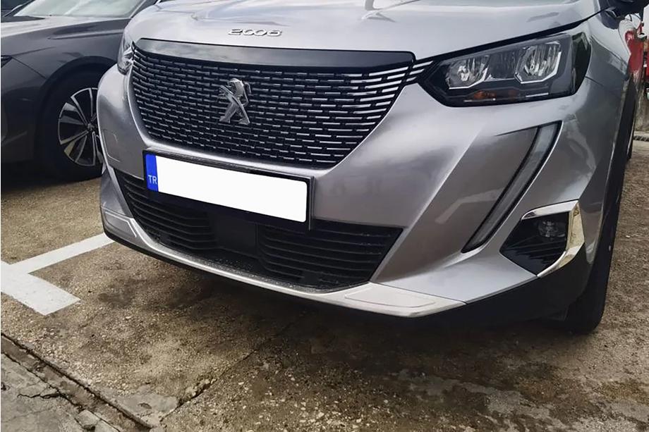 Peugeot 2008 2019- Protectie pentru bara fata (2 buc, inox) Foto 1