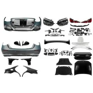 Kit de facelift pentru W223 Maybach Mercedes S-class W221 2005-2013 foto 2