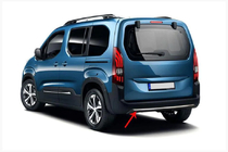 Peugeot Partner/Rifter 2019- Ornament bara spate inox foto 2
