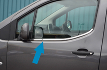 Peugeot Partner/Rifter 2019- Ornamente Geamuri (2 buc, Otel Inoxidabil) foto 1