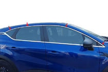 Renault Captur 2019- Ornamente superioare geamuri inox (8 buc) foto 1