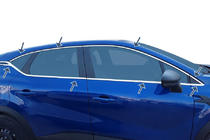 Renault Captur 2019- Set complet ornamente geamuri (16 piese, inox) foto 1