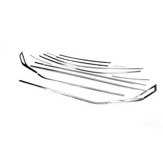 Set complet ornamente geamuri (16 piese, inox) Renault Captur 2019- foto 3