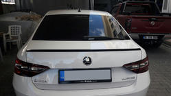 Skoda Superb 2015-2024 Spoiler (grund pentru vopsire) foto 3