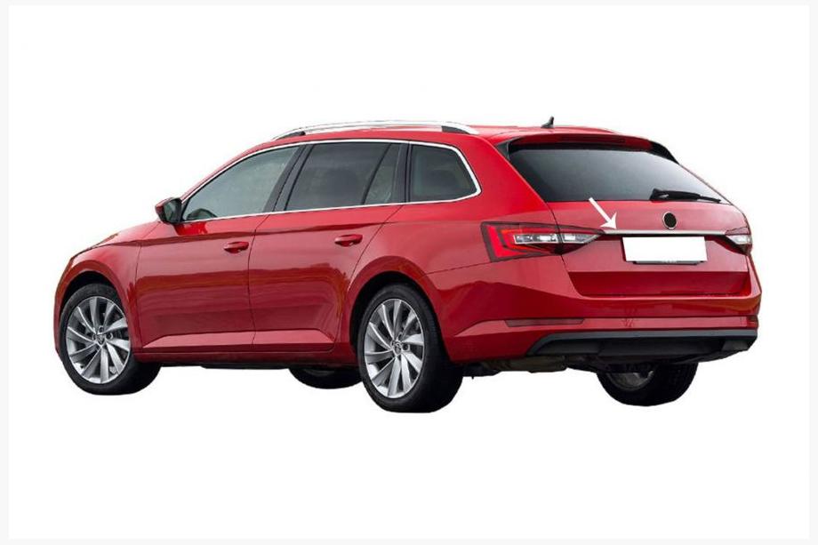 Skoda Superb 2015-2024 Ornament deasupra numarului SW (inox) Image