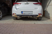 Toyota Auris 2012-2018 Difuzor bara spate (2016-2018, grund pentru vopsire) foto 3